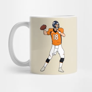 the legendary number 18 of denver Mug